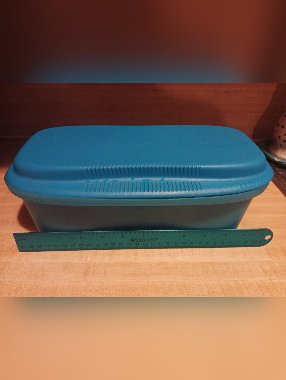 Blue 1.9L Tupperware Microwave Pasta Spaghetti Maker